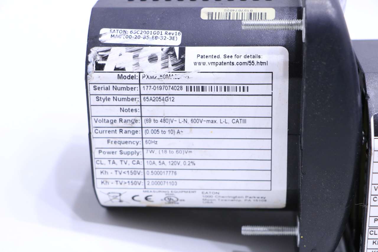 LOT OF (4) EATON PXM 2000 ELECTRONIC POWER METER Premier Equipment