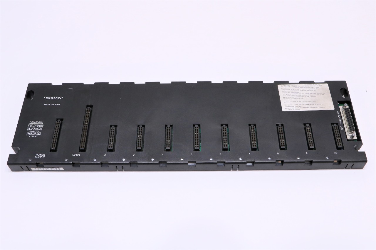 * GE FANUC IC693CHS391D 10SLOT BASE RACK Premier Equipment Solutions