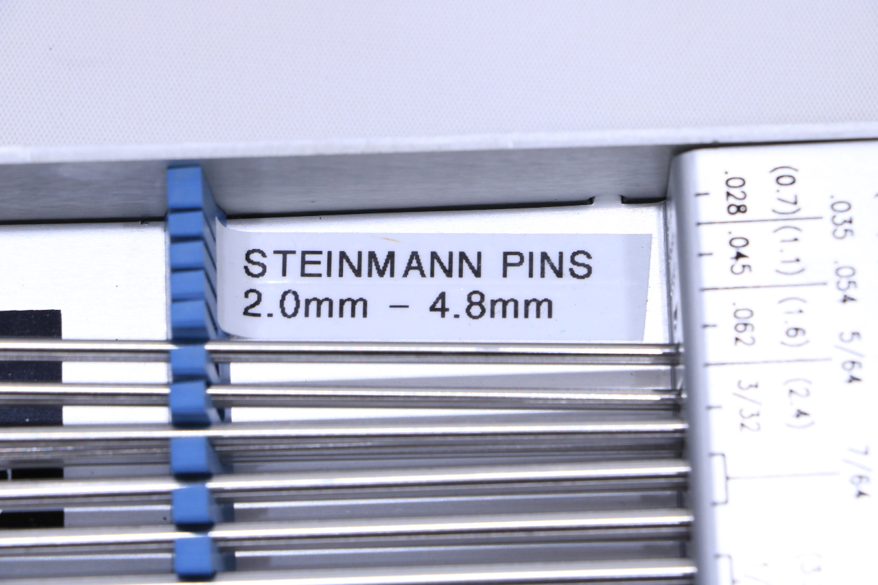 * BRASSELER USA STEINMANN PINS 2.00mm 4.8mm KM9703 STERILIZATION