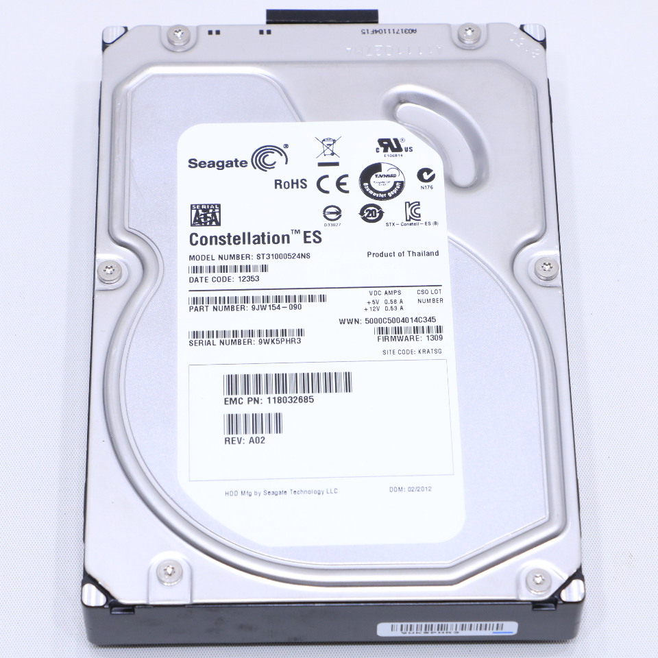 Disque Dur Interne Seagate Constellation ES - 1 To (1000 Go), 3.5", SATA 3Gb/s, 7200 Tr/min, 32 Mo Cache