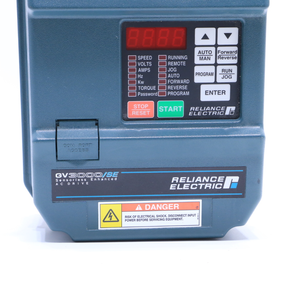 * RELIANCE ELECTRIC GV3000/SE 2V2160 AC DRIVE 2HP 3.7 KVA Premier Equipment Solutions, Inc.