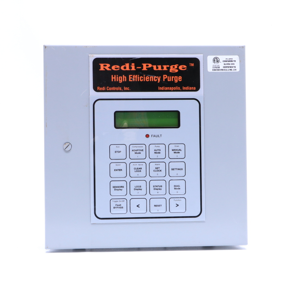* REDIPURGE HIGH EFFICIENCY 007123C3 CONTROLLER Premier Equipment