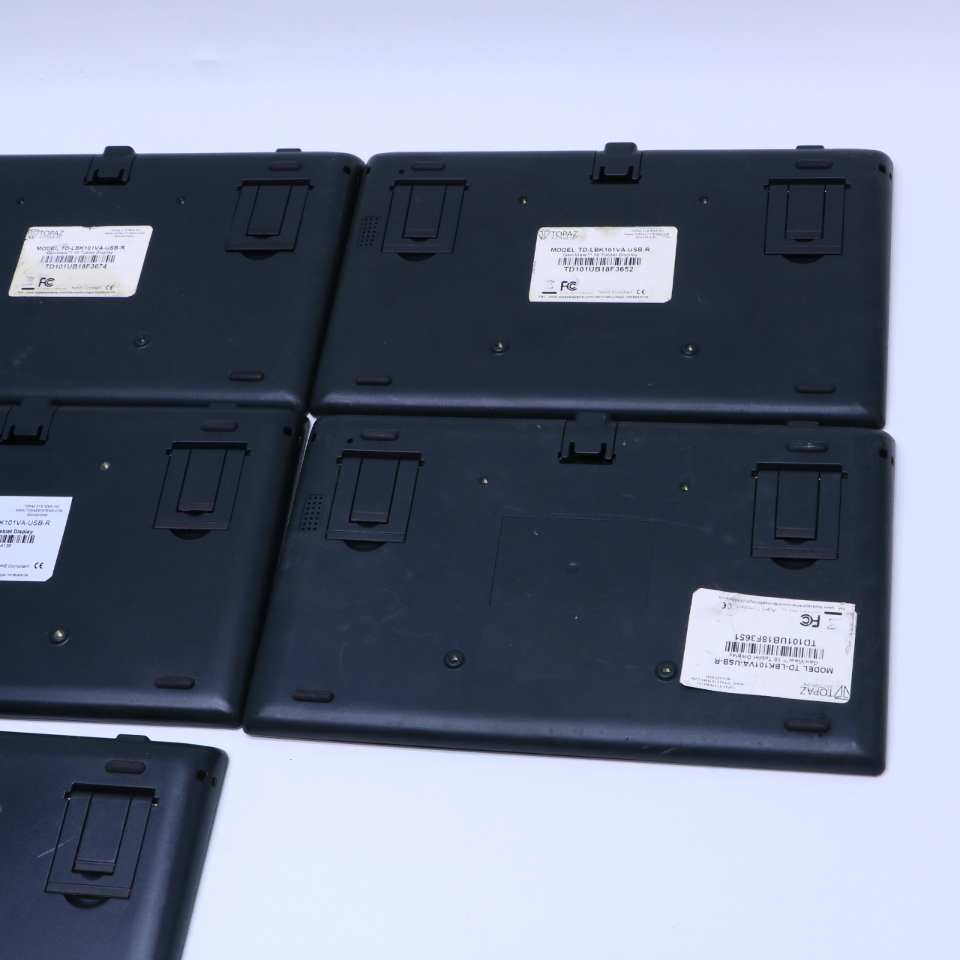 QTY. (1) TOPAZ TDLBK101VAUSBR GEM VIEW 10 TABLET DISPLAY Premier