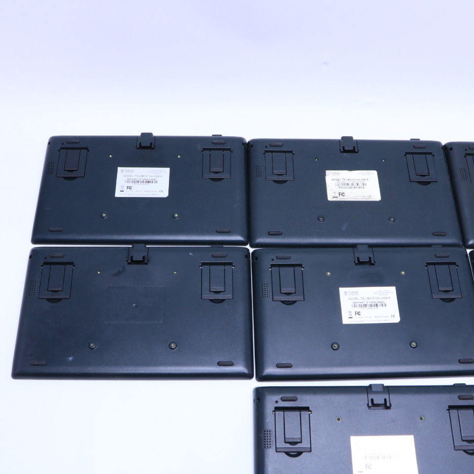 QTY. (1) TOPAZ TDLBK101VAUSBR GEM VIEW 10 TABLET DISPLAY Premier