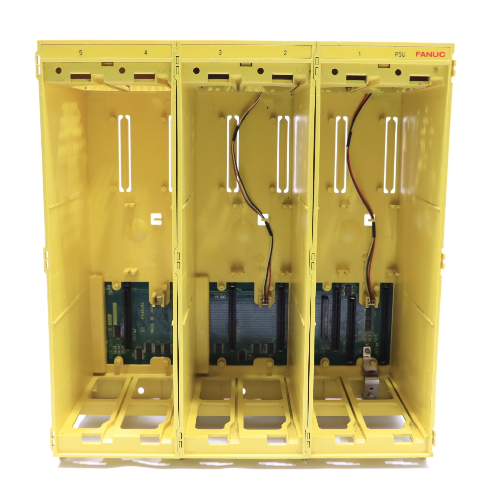 * FANUC A02B0200B503 RACK 3 POSITION W/ A20B20000650 6 SLOT PC