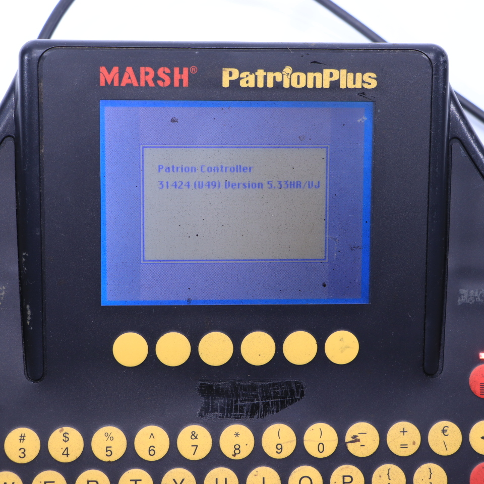 * VIDEOJET TECHNOLOGIES MARSH PATRIONPLUS P/N 29902 OPERATOR CONTROL