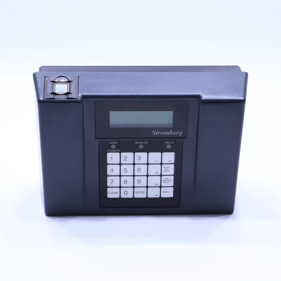 STROMBERG ACCUTIME CS2100 BIOMETRIC TIME CLOCK W/KEY Premier