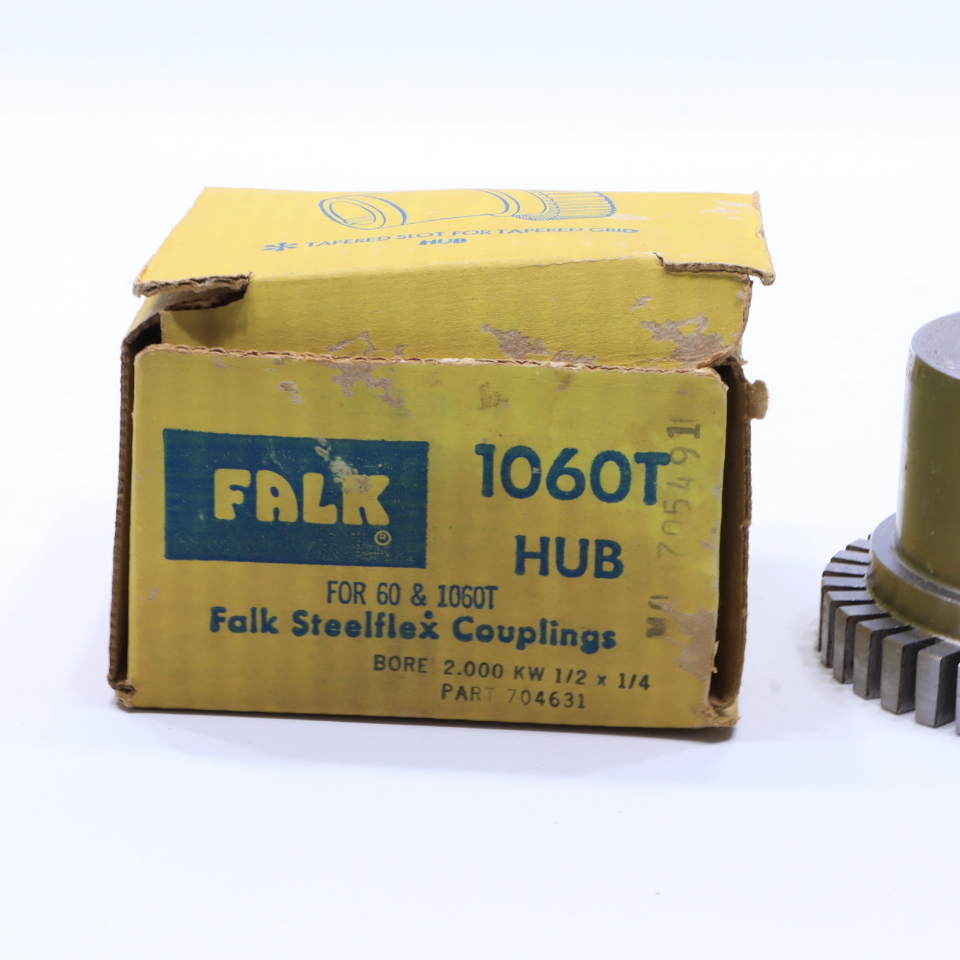 * FALK STEELFLEX COUPLING 1060T BORE 2.000 KW 1/2" X 1/4" 704631