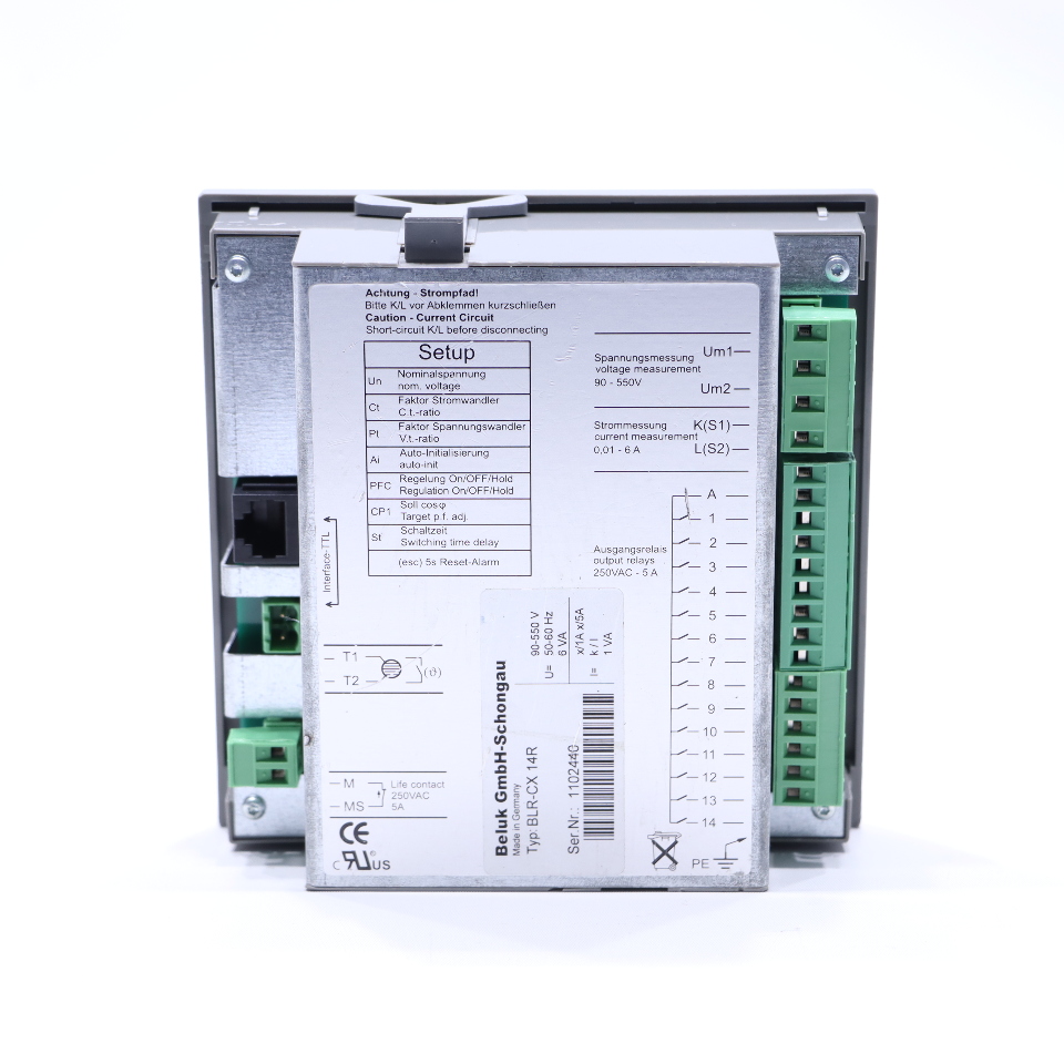 BELUK BLRCX 14R POWER FACTOR REGULATOR Premier Equipment Solutions, Inc.