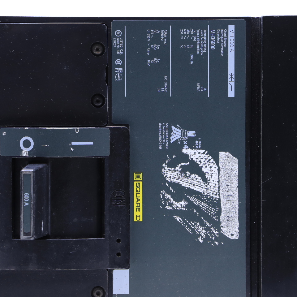 * SQUARE D MH36600 MH 600A 600V CIRCUIT BREAKER Premier Equipment Solutions, Inc.