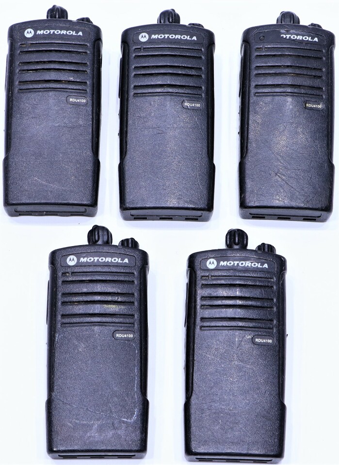 QTY. (1) MOTOROLA RDU4100 TWO WAY RADIO Premier Equipment Solutions, Inc.