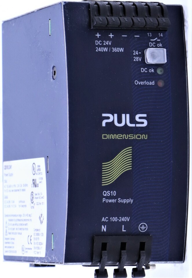 * PULS QS10.241 POWER SUPPLY 2428 VDC Premier Equipment Solutions, Inc.