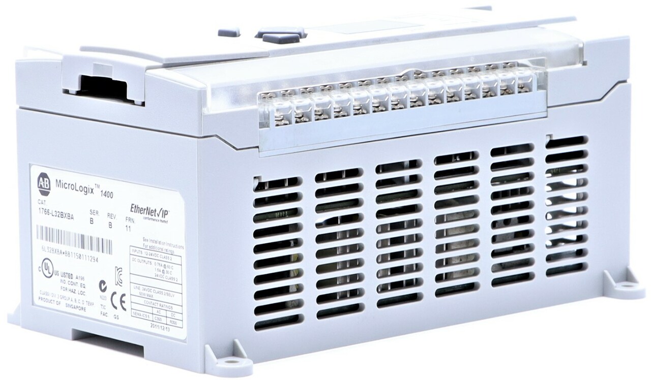 * ALLEN BRADLEY 1766-L32BXBA SER B FW 11 MICROLOGIX 1400 CONTROLLER