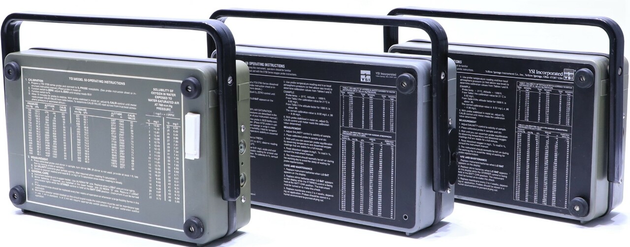 LOT OF (3) YSI 58 DISSOLVED OXYGEN METER Premier Equipment Solutions