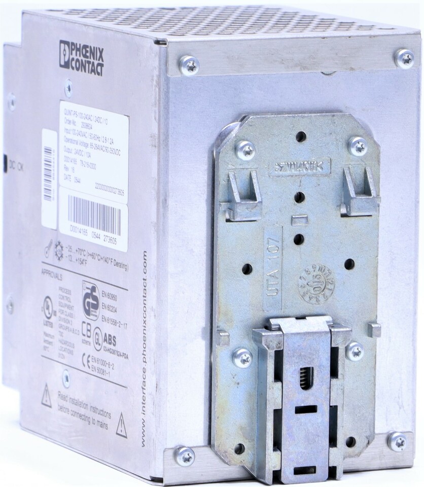 * PHOENIX CONTACT QUINT-PS-100-240AC/24DC/10 POWER SUPPLY 24VDC OUTPUT ...