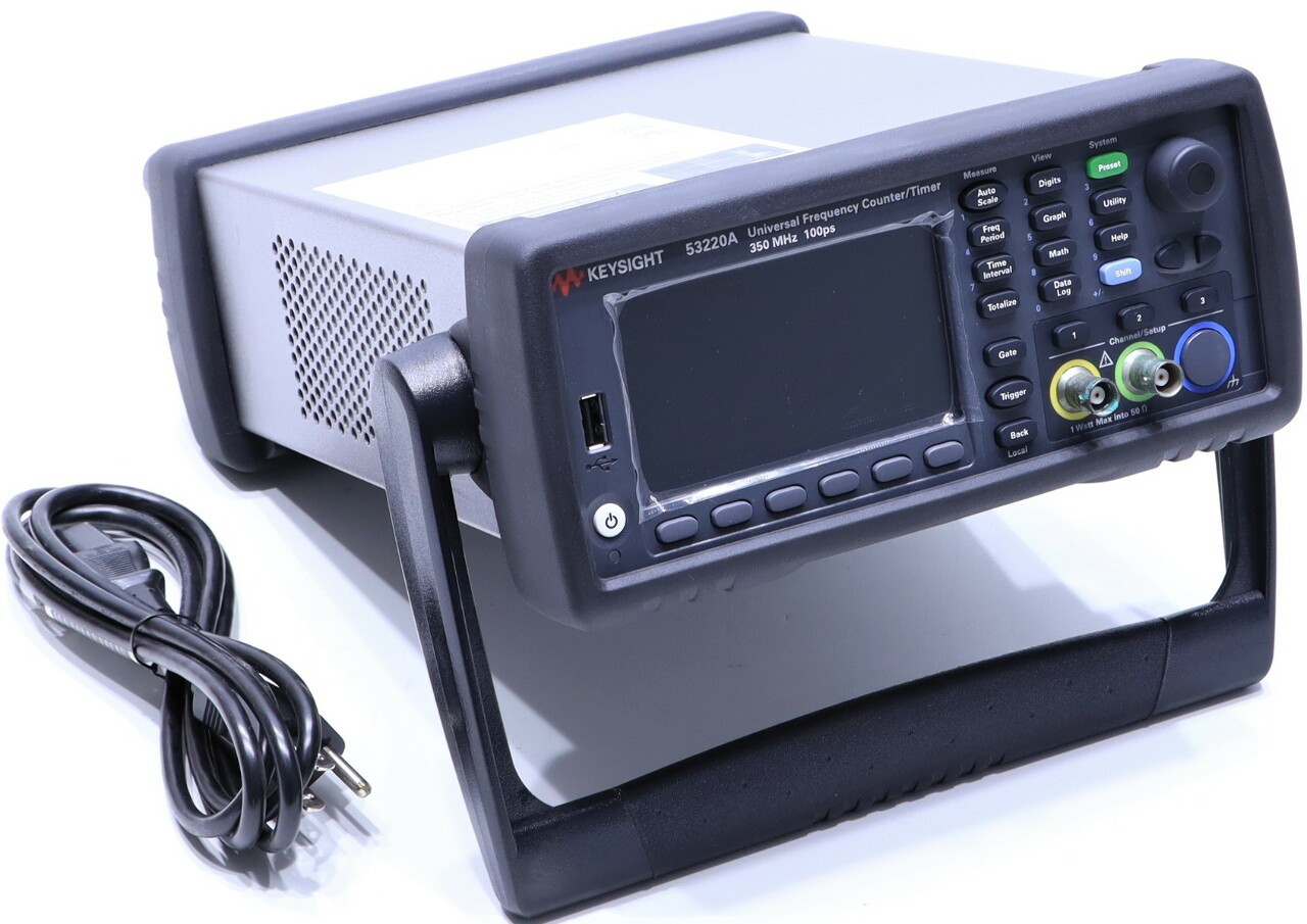 KEYSIGHT 53220A UNIVERSAL FREQUENCY COUNTER/TIMER 350MHz 100ps