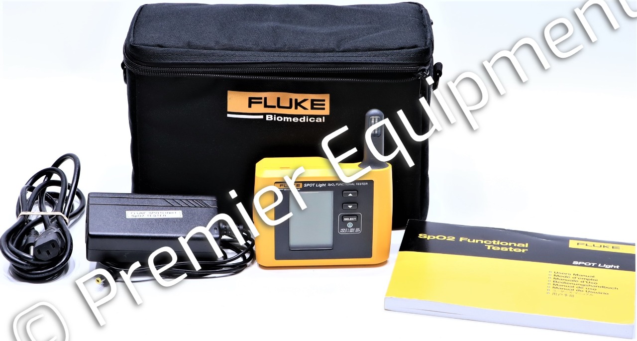 FLUKE SPOT LIGHT SPO2 FUNCTIONAL TESTER Premier Equipment Solutions, Inc.