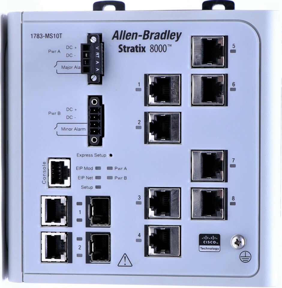 ALLEN BRADLEY 1783MS10T / A STRATIX 800 FW 4.002 MANAGED