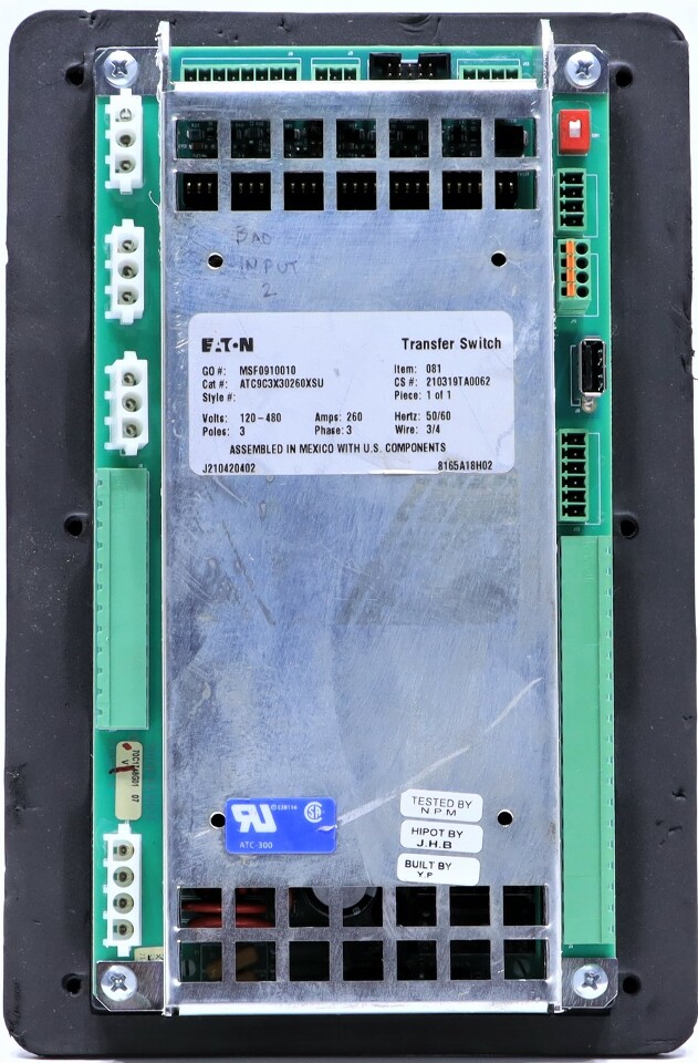 EATON ATC900 6D32428G01 TRANSFER SWTICH CONTROLLER Premier Equipment