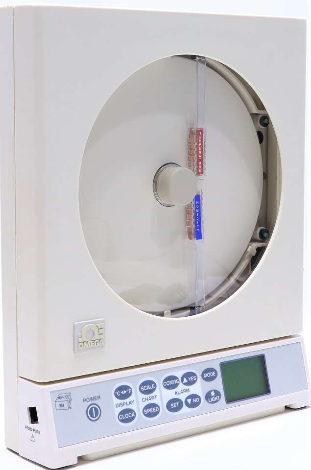 OMEGA CTXLTRHW CIRCULAR CHART RECORDER & CTXLW TEMPERATURE HUMIDITY