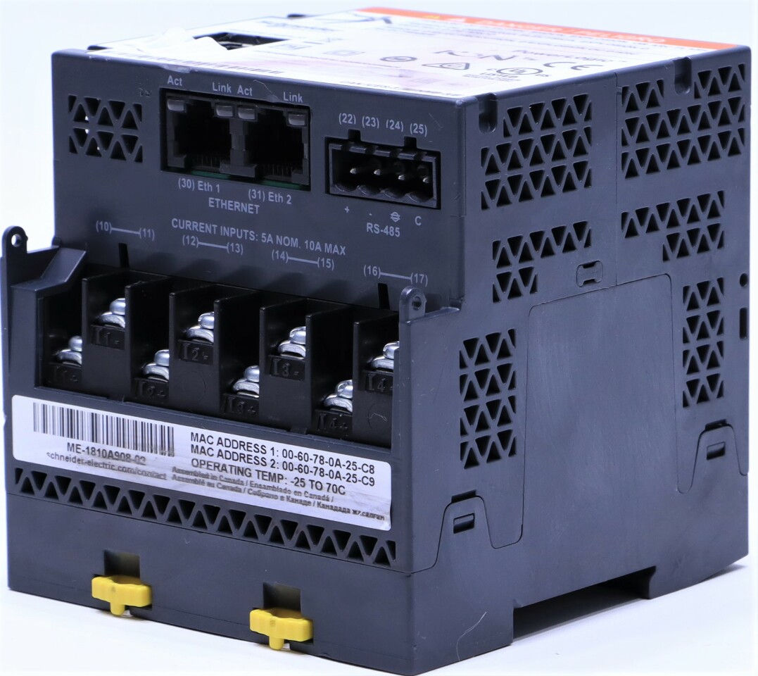 SCHNEIDER ELECTRIC SQUARE D METSEPM8243 POWER METER PM800 SERIES