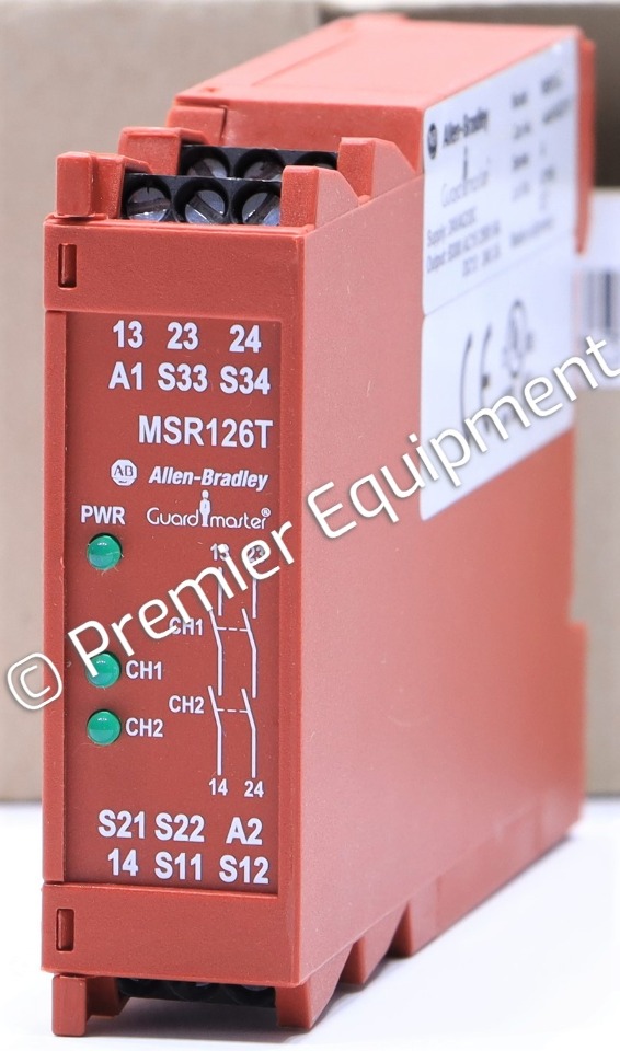* NEW ALLEN BRADLEY MSR126T 440RN23117 SAFETY RELAY Premier