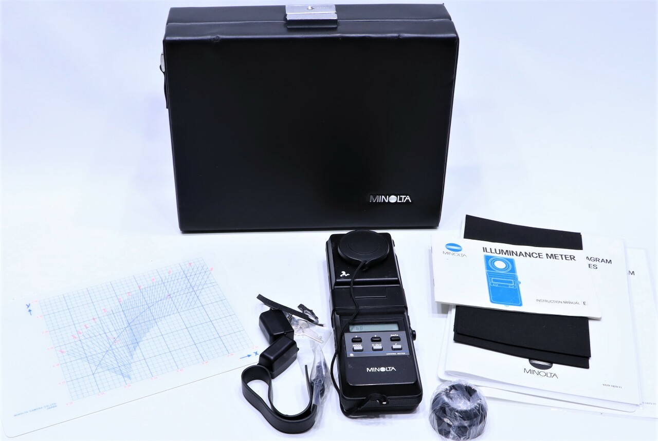 MINOLTA CL100 CHROMA METER, CARRYING CASE Premier Equipment