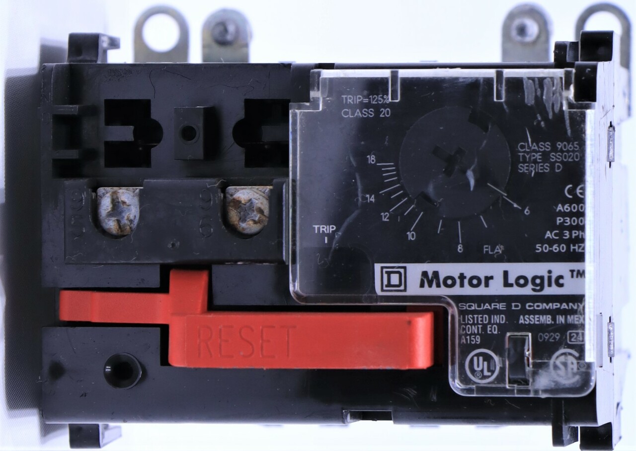 * SQUARE D 9065 SS020 9065SS020 SERIES D MOTOR LOGIC OVERLOAD RELAY