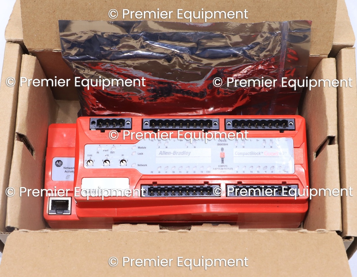 * ALLEN BRADLEY 1791ESIB8XOBV4 BLOCK I/O MODULE Premier