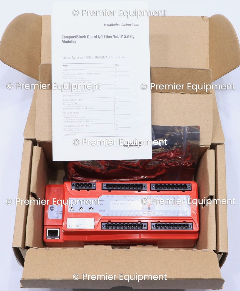 * ALLEN BRADLEY 1791ESIB8XOBV4 BLOCK I/O MODULE Premier