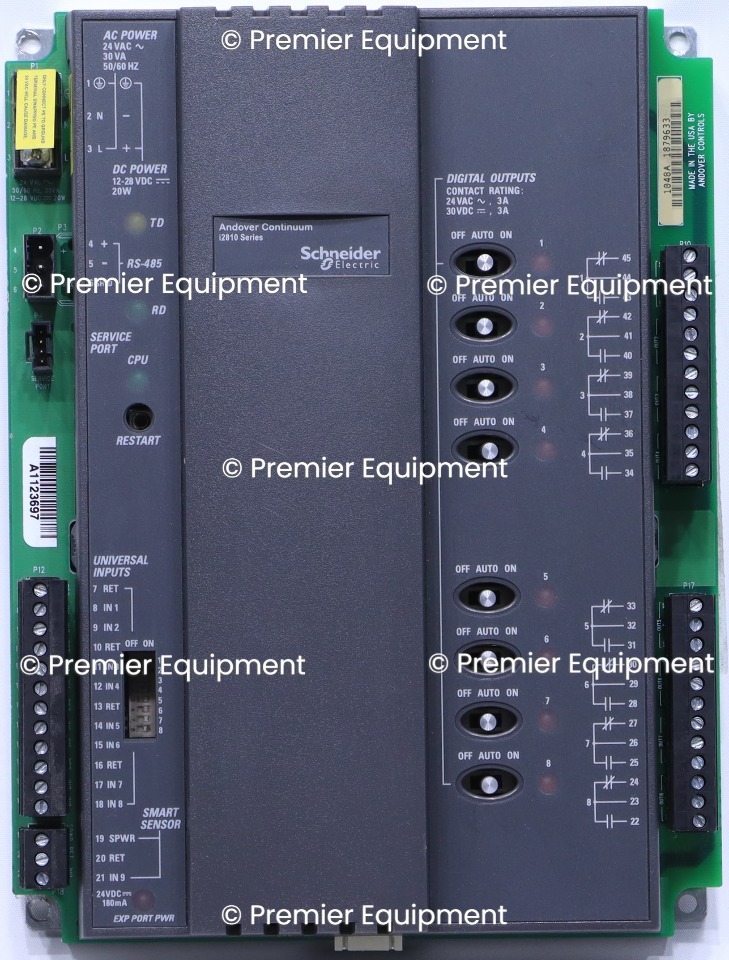 * SCHNEIDER ELECTRIC i2810 ANDOVER CONTINUUM ZONE CONTROL Premier