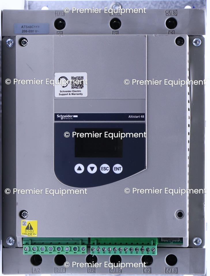 ATS48C11Y Soft Starter - 110A, 208-690V, 22-90kW For Motor Control & Reduced Inrush Current