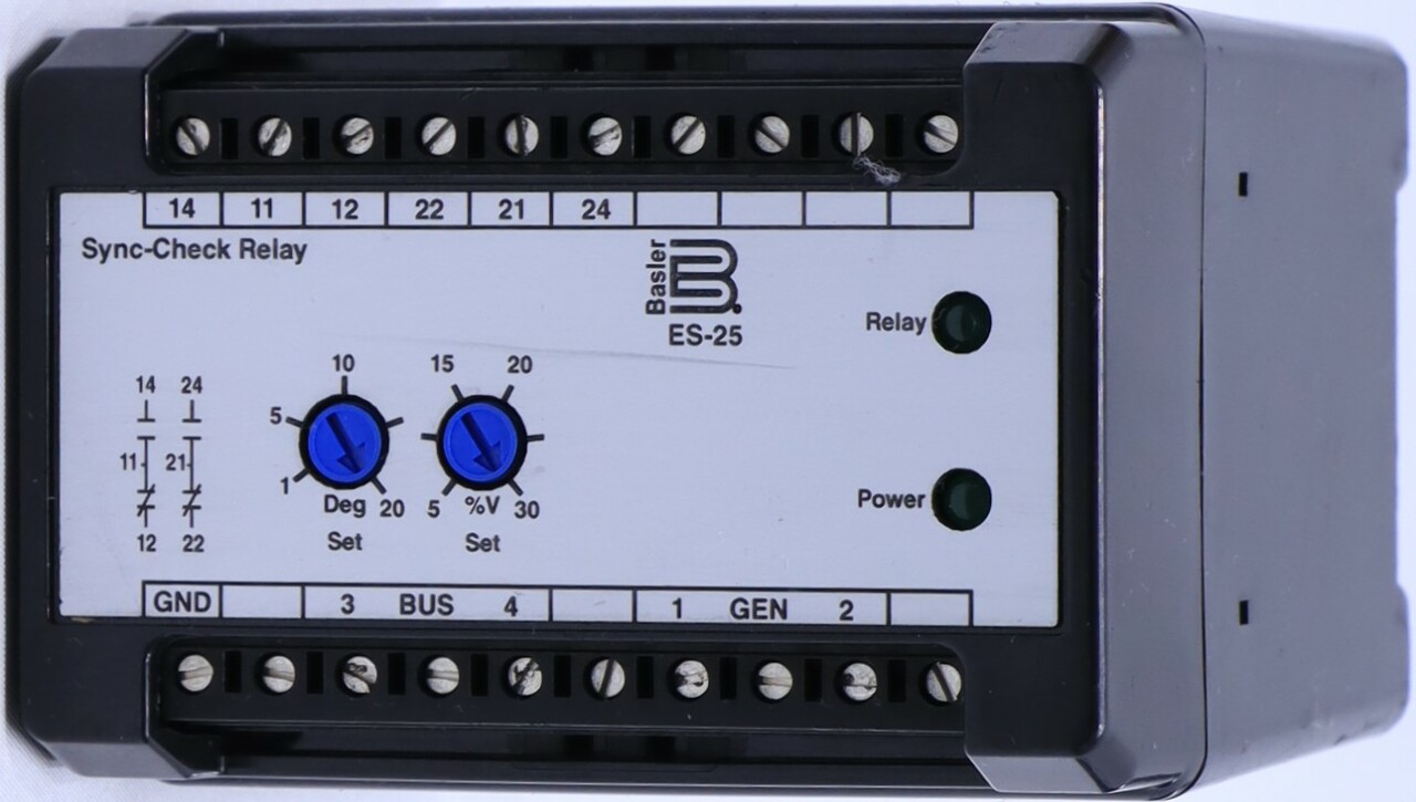 BASLER ELECTRIC ES25 SYNCCHECK RELAY Premier Equipment Solutions, Inc.