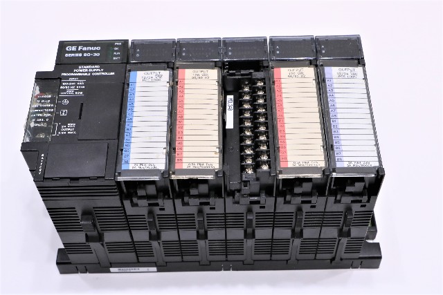 * GE FANUC 90-30 5-SLOT RACK IC693PWR321S IC693MDL340D IC693MDL740H ECT.