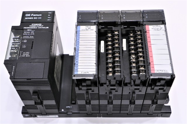 * GE FANUC 90-30 5-SLOT RACK IC693PWR321U IC693MDL940C IC693MDL645E ECT.