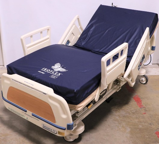 * STRYKER SECURE II 3002 HOSPITAL BED W/ ISOFLEX MATTRESS