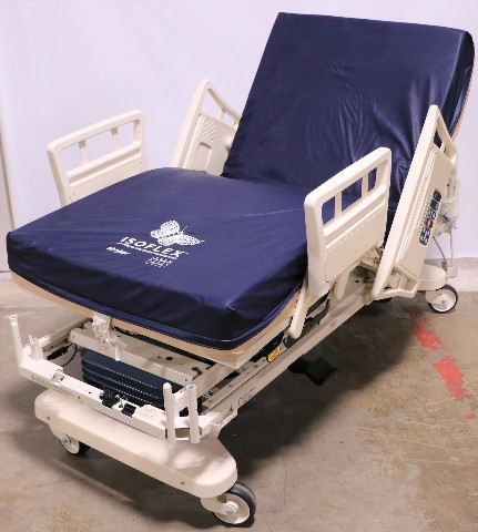 * STRYKER SECURE II 3002 HOSPITAL BED W/ ISOFLEX MATTRESS 2008