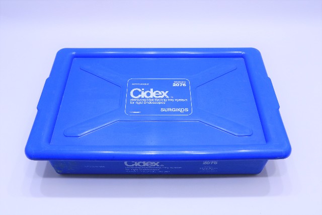 * CIDEX AUTOCLAVABLE STERILIZING DISINFECTING TRAY 2076 FOR RIGID ENDOSCOPE