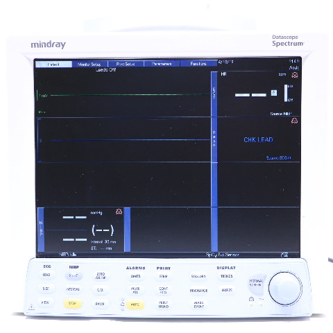 * MINDRAY DATASCOPE SPECTRUM PATIENT MONITOR 0998-00-1000S5014A