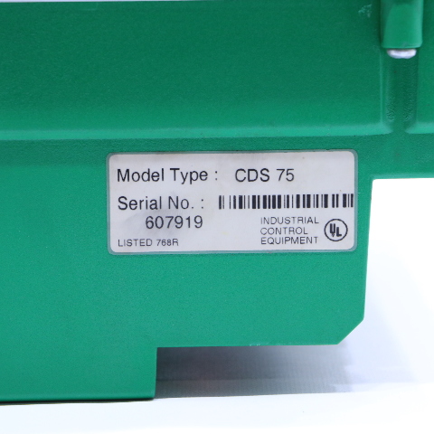CONTROL TECHNIQUES COMMANDER CDS 75 AC DRIVE 1HP 208/240VAC .75KW