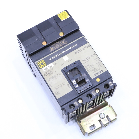 * SQUARE D FC34100 MOLDED CASE CIRCUIT BREAKER 100A 480VAC