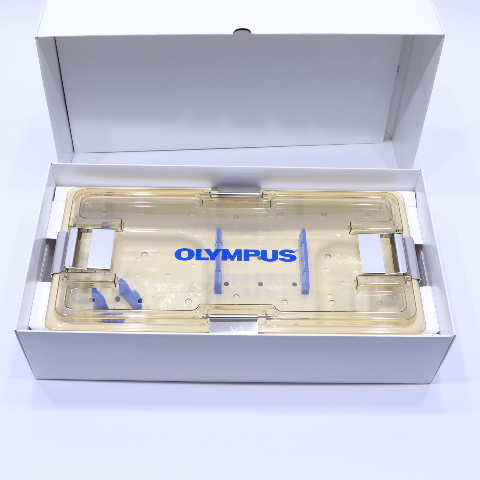 * NEW OLYMPUS A05961A AUTOCLAVE TRAY FOR CYSTOSCOPE 