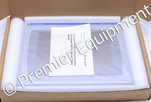* ALLEN BRADLEY 2711P-T12C4A8 PANELVIEW 1250 PLUS 6 NEW LCD, TOUCH and OVERLAY