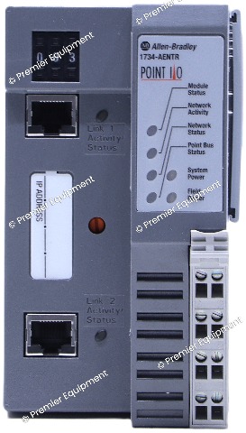 ALLEN BRADLEY 1734-AENTR /C I/O DUAL PORT NETWORK ADAPTOR