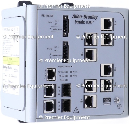 * ALLEN BRADLEY 1783-MS10T STRATIX 800 ETHERNET MANAGED SWITCH
