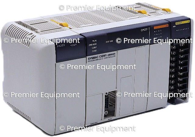 * OMRON SYSMAC CQM1-CPU41 PROGRAMMABLE CONTROLLER, PA203 CQM1-OC221 PLC RACK