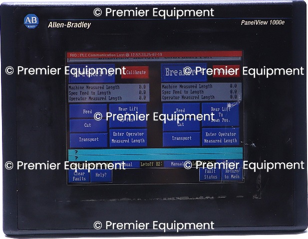 * ALLEN BRADLEY 2711E-T10C6 /D OPERATOR INTERFACE