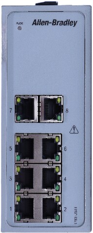 * ALLEN BRADLEY 1783-US8T STRATIX 2000 UNMANAGED ETHERNET SWITCH SER A