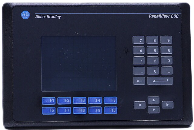 ALLEN BRADLEY 2711-B6C20 /C REV A FRN 4.44 PANELVIEW 600 OPERATOR PANEL 