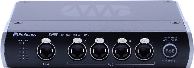 ~ PreSonus SW5E AVB SWITCH WITH PoE